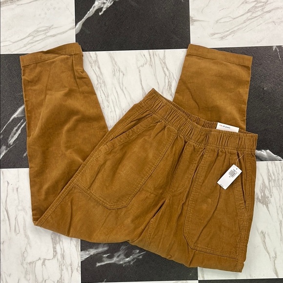 NWT Old Navy High Rise Ankle Pulla Utility Corduroy Pants Acacia Tan Size XS - Picture 3 of 7
